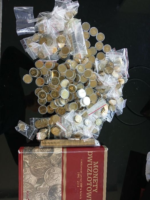 Zestaw 794 szt monet 2 zł 5 zl Monety okolicznościowe