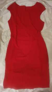 Czerwona sukienka z suwakiem Avon