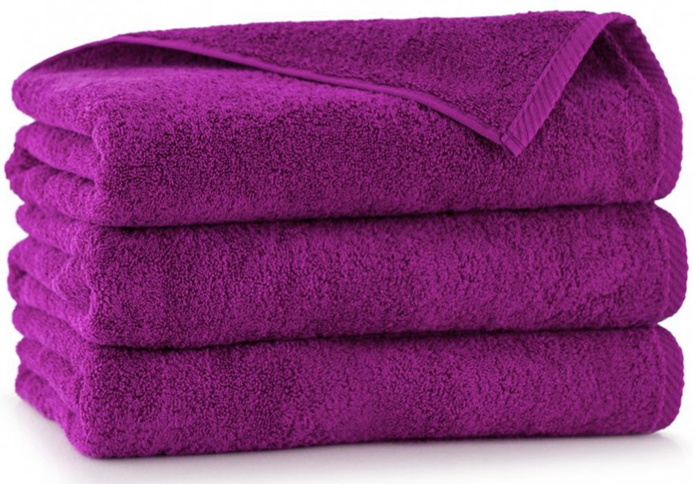 Ręcznik Kąpielowy Zwoltex 70X140Cm Bawełna Egipska Fioletowy