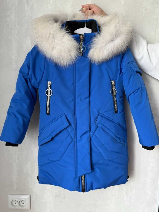 Зимова куртка-пальто на дівчинку МТМ 34(122см)