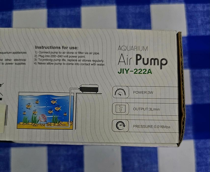 Bomba de ar para Aquario.