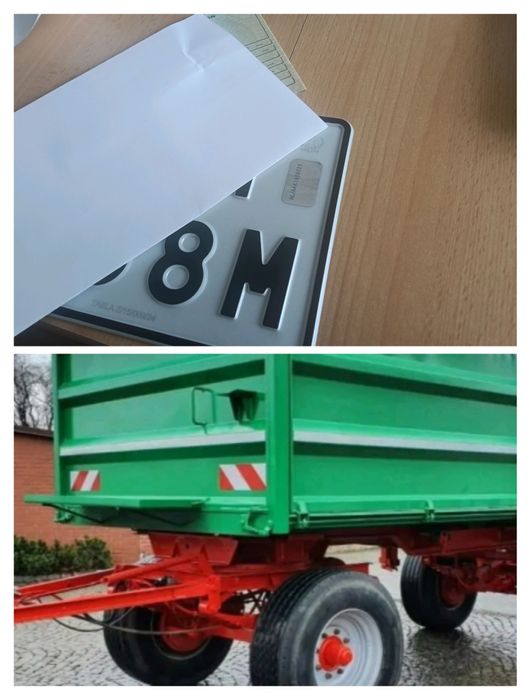 Rama z Dokumentami Przyczepa HL 60.11 DMC 8500 Papiery Pozostałości