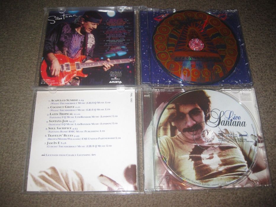 2 CDs do "Santana" Portes Grátis!