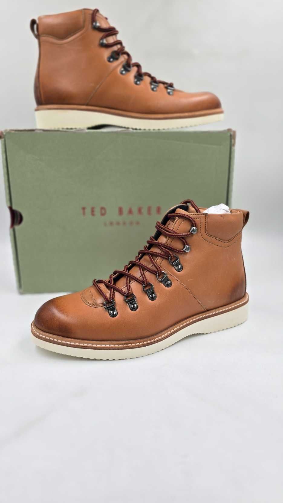 Męskie trzewiki skórzane sznurowane brązowe Ted Baker  R.42  TE34R