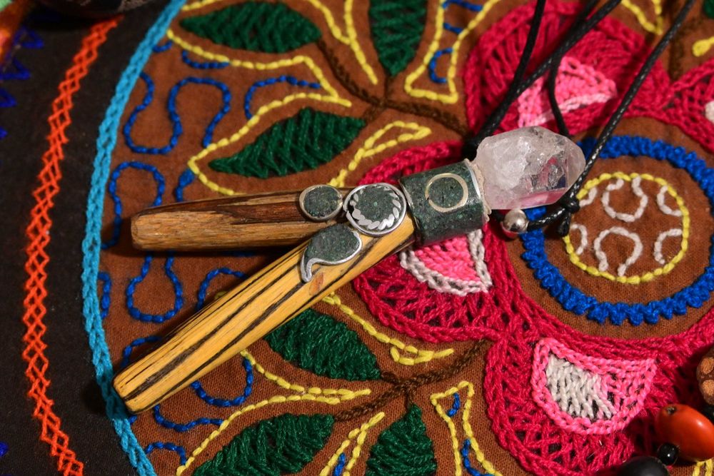 ZESTAW Shipibo Ayahuasca Icaro Palo Santo Kuripe Agua Florida Amazonia