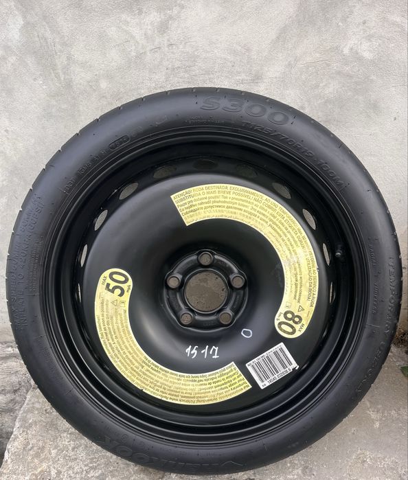 Докатка запаска запасне колесо r19 125/70 5*112 Audi Audi A4 B8 B9 BMW