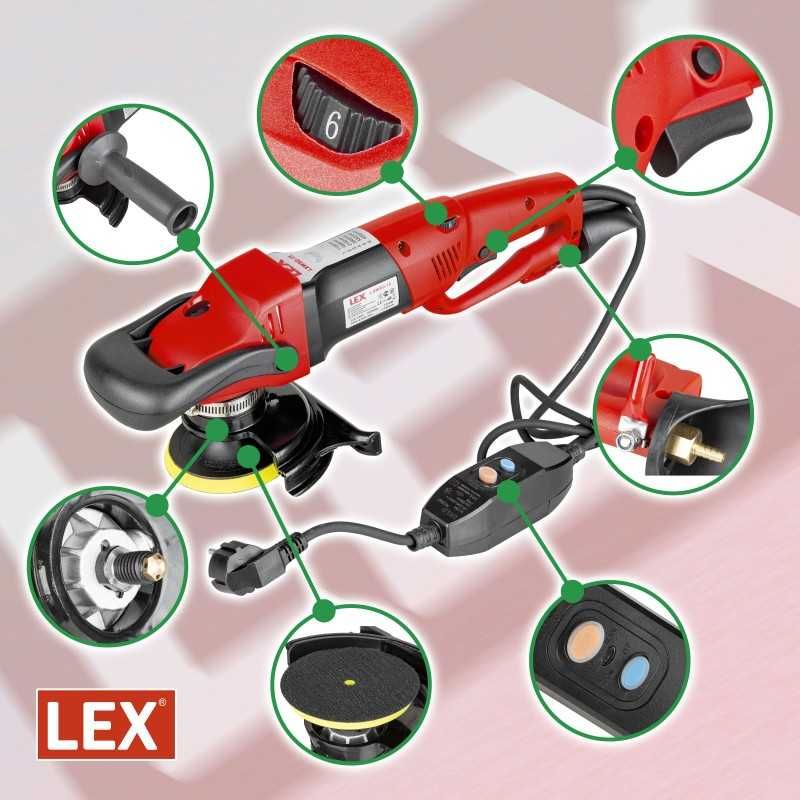 Полірувальна машина LEX LXWSG-15 1500Вт по каменю з подачею води
