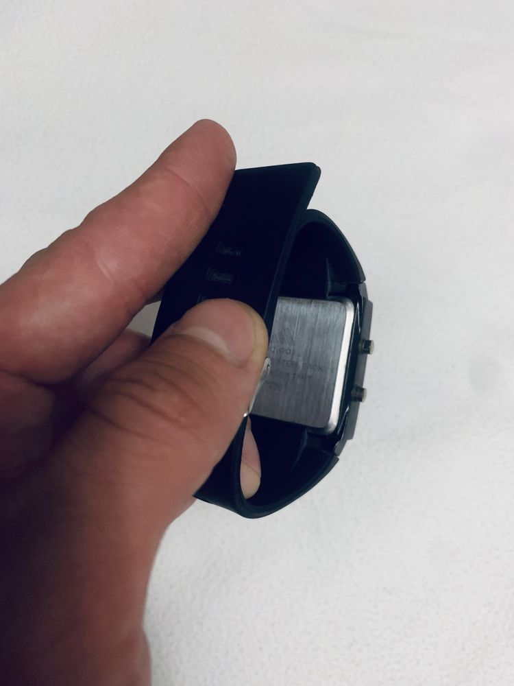 Часы Adidas Led Watch черные оригинальные