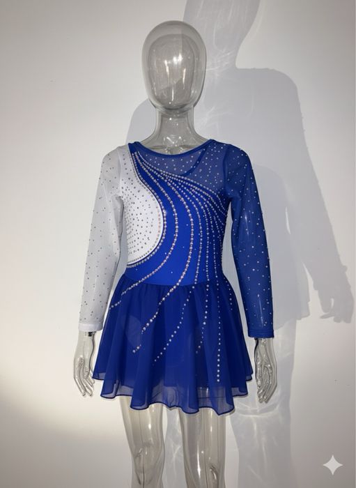 STRÓJ do Gimnastyki Artystycznej sukienka do łyżwiarstwa figurowego146