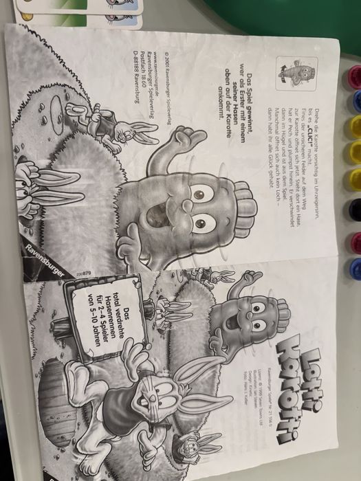 Lotti Karotti Ravensburger дитяча настольна гра 4-8 років