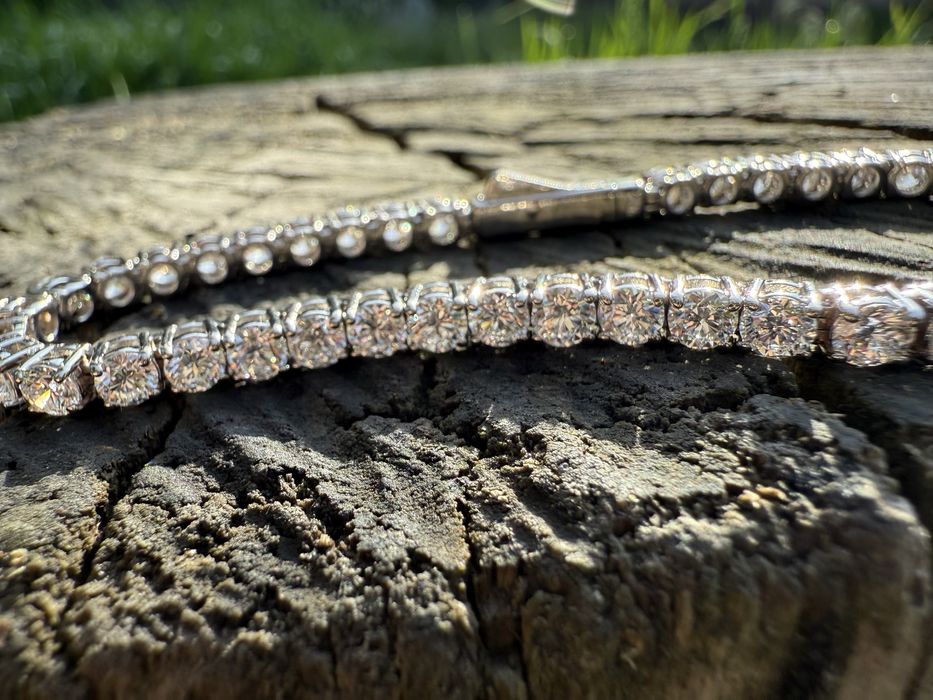 Теннисный браслет с бриллиантами