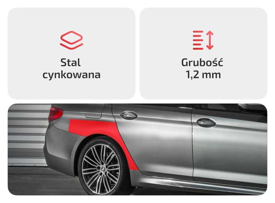 Wewnętrzny błotnik tylny do Chrysler 300C LX I (2004–2011) tyl