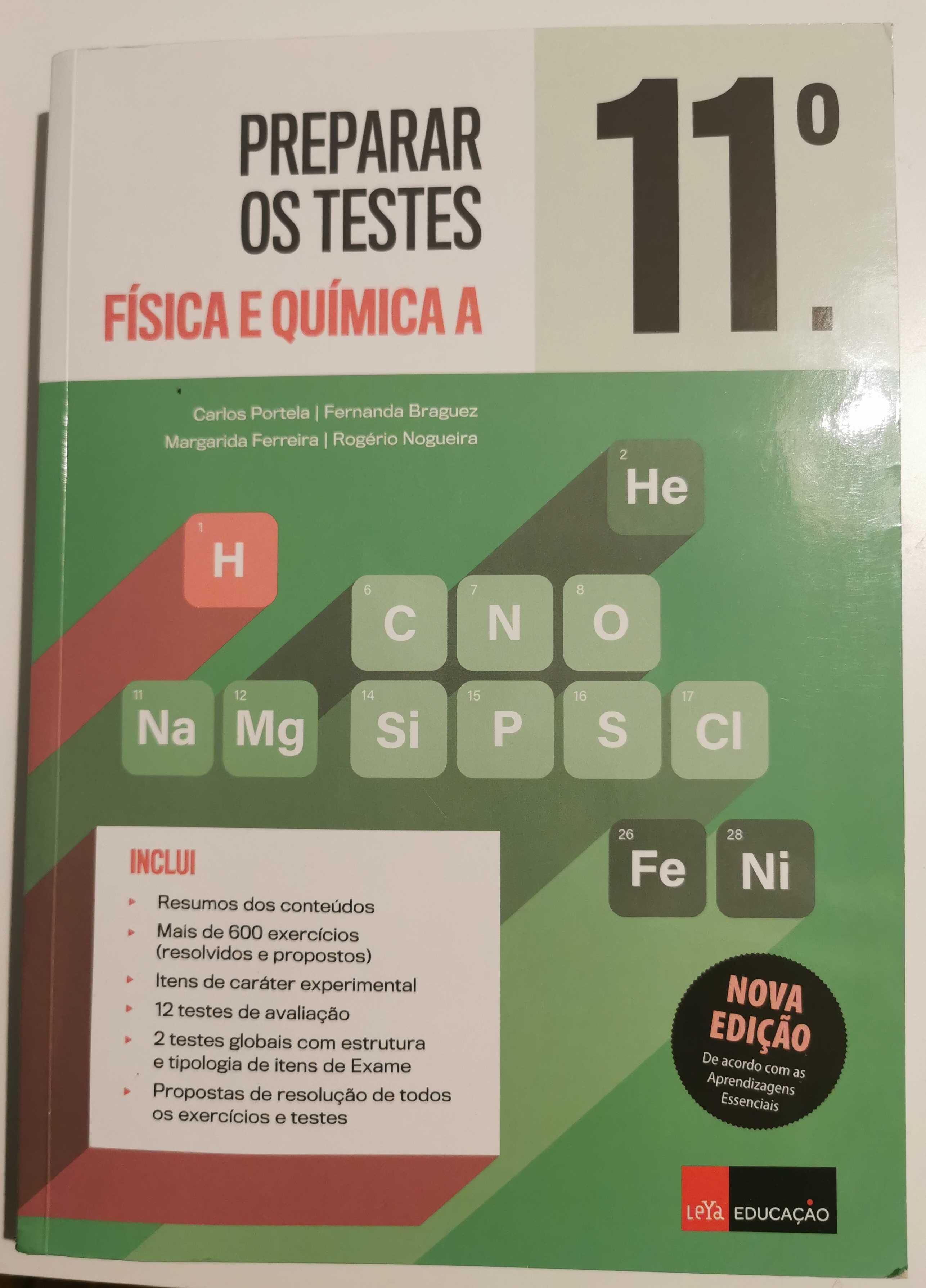 Preparar para os testes físico química A 11 ano