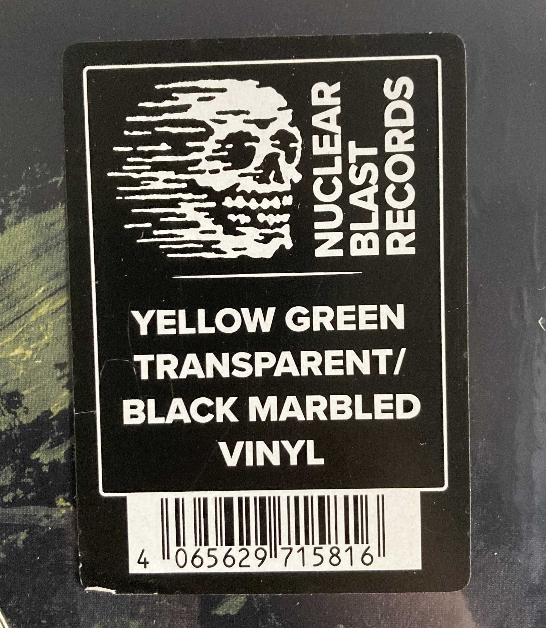 Pain - I Am LP (Yellow Green Transparent Black)