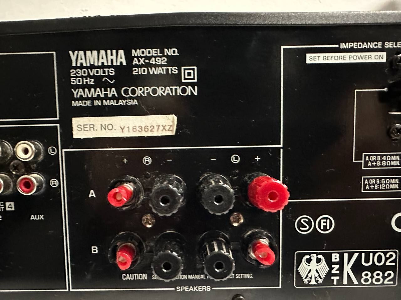 Stereo Wzmacniacz Yamaha AX 492 , 2*120 Wat!