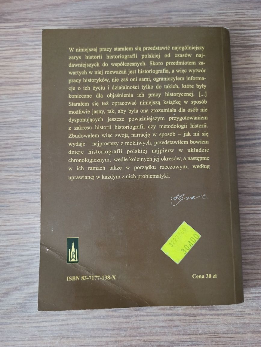 Zarys historii historiografii polskiej Grabski