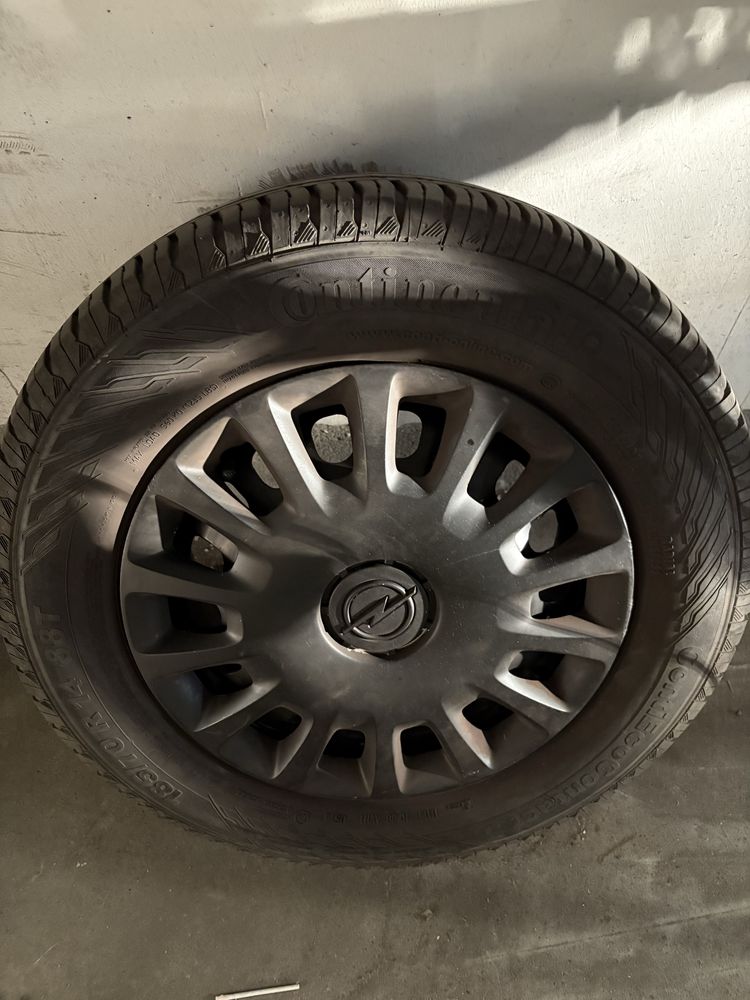 Koła opel 4x100 bez korozji  +orginalne kołpaki