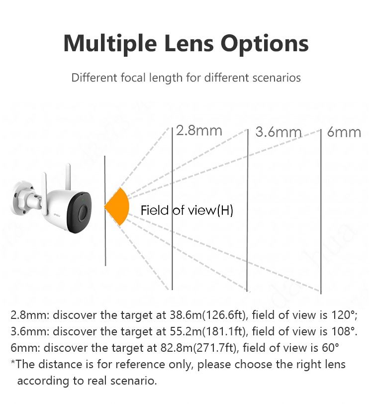 PoE Ip камера Imou Bullet 3C, 5 Mp, Wifi, IPC-S3DP-5MOWJ