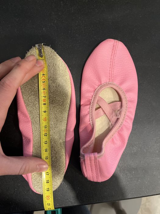Baletki 3 szt. 19.5, 20 i 20.5 cm długości podeszwa