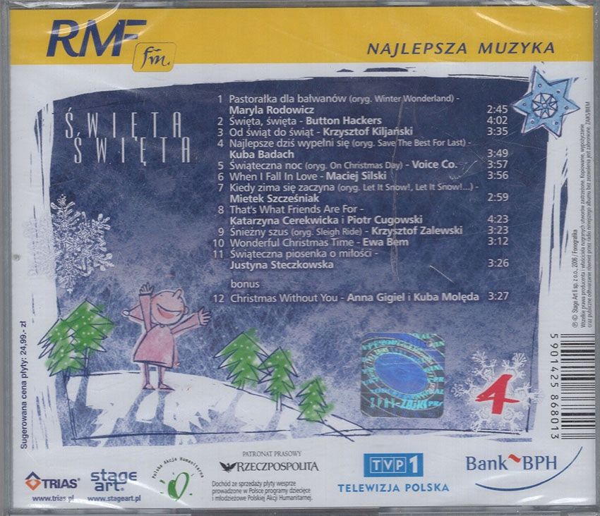 Święta Święta 4 - CD:  Krzysztof Zalewski Kuba Badach