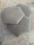 panele tapicerowane, szare 35 cm, 10 szt.