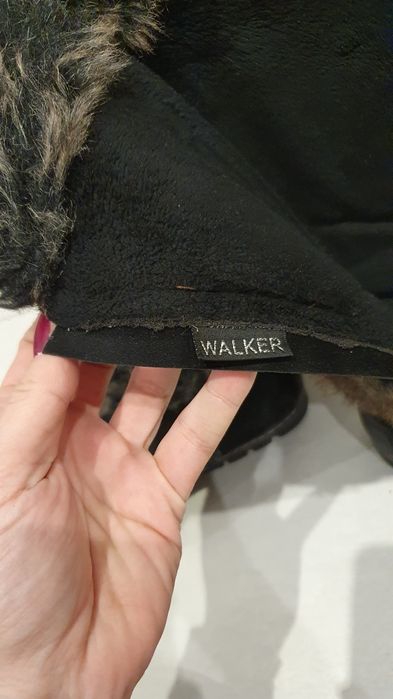 Kozaki na plaskiej podeszwie ocieplane