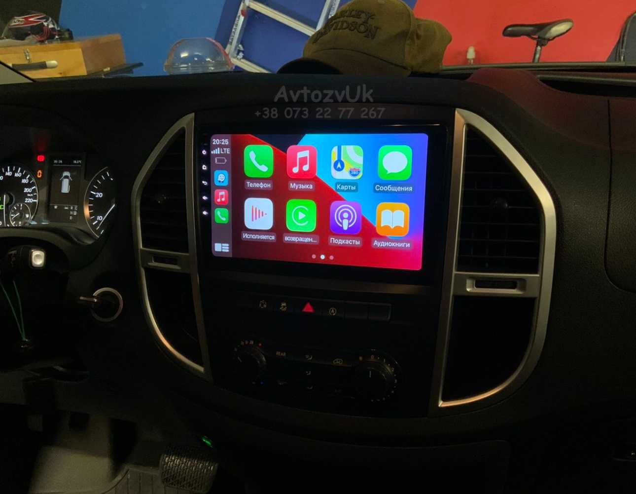 Магнитола VITO Mercedes Benz W447 USB DVD GPS 2 дин CarPlay Android 13