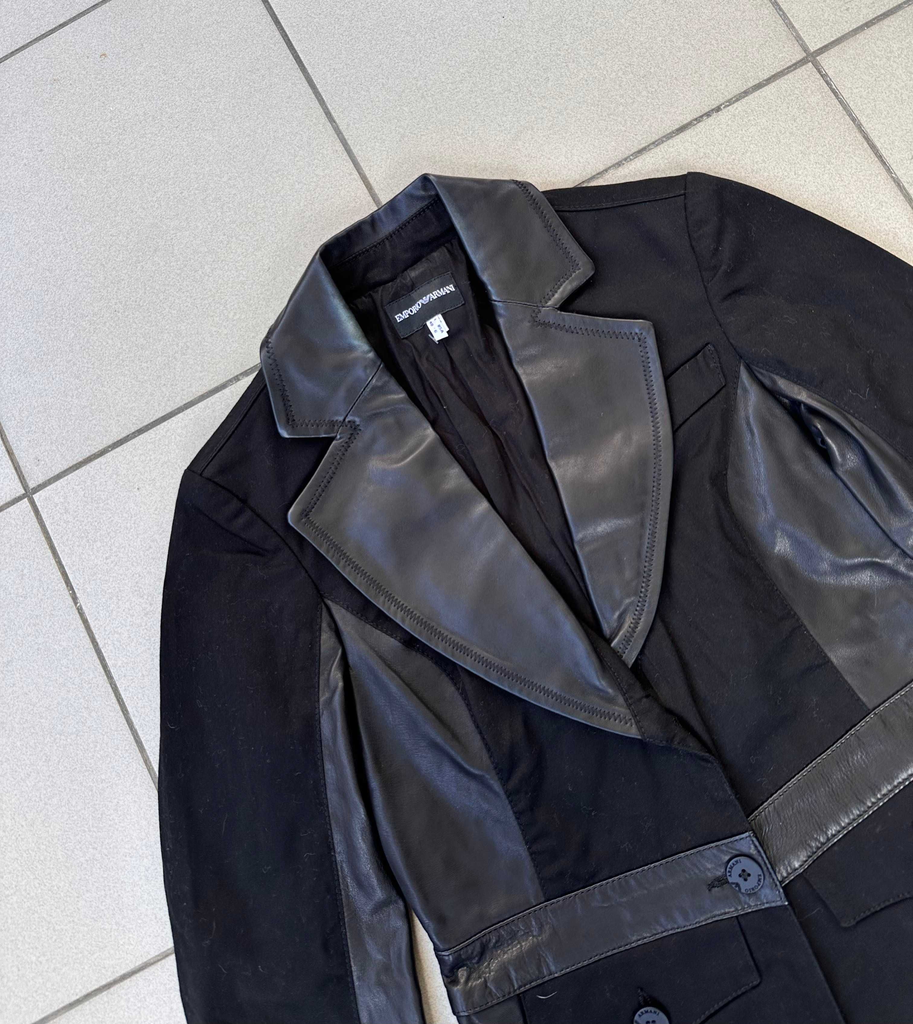 Kurtka skórzana Emporio Armani damska r. M