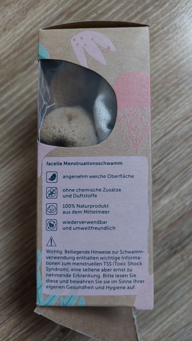 Gąbki menstruacyjne r. S, NOWE, 3 szt. Rossmann