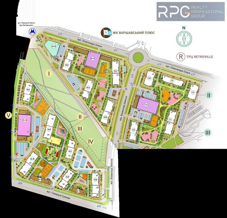 Продаж 1к квартири в ЖК Варшавський 3 Низький поверх Вид у двір