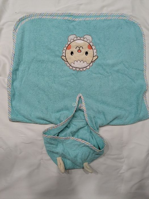 Полотенце-пончо махровое