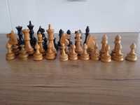 34 drewniane figury szachy pionki do szachów