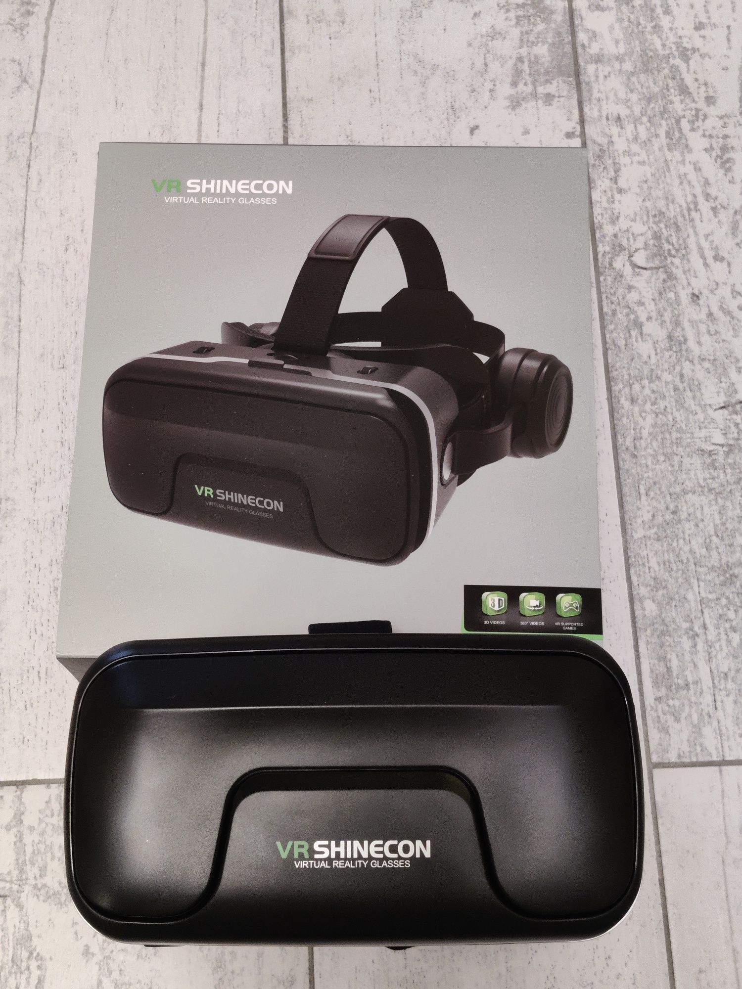 3D окуляри віртуальної реальності для телефону VR Shinecon 10+джойстик