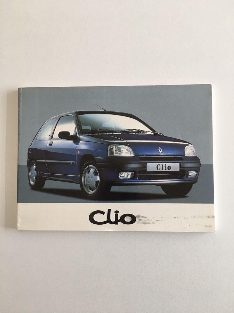 Bolsa de documentação com Manual do proprietário Renault Clio 1 Fase 2