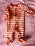 Polarowy pajac Na Halloween dynia jak nowy r.3m (62)