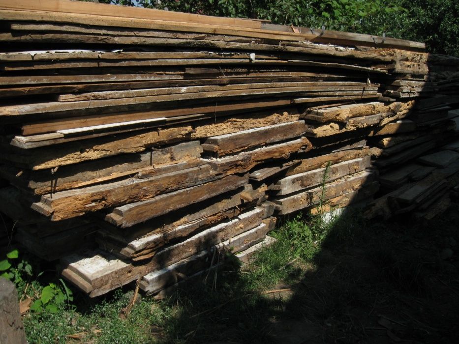 stare drewno bale brusy krokwie deski łaty