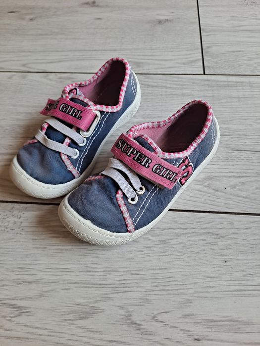 Trampki dziewczęce r.27/28 tenisówki dla dziewczynki