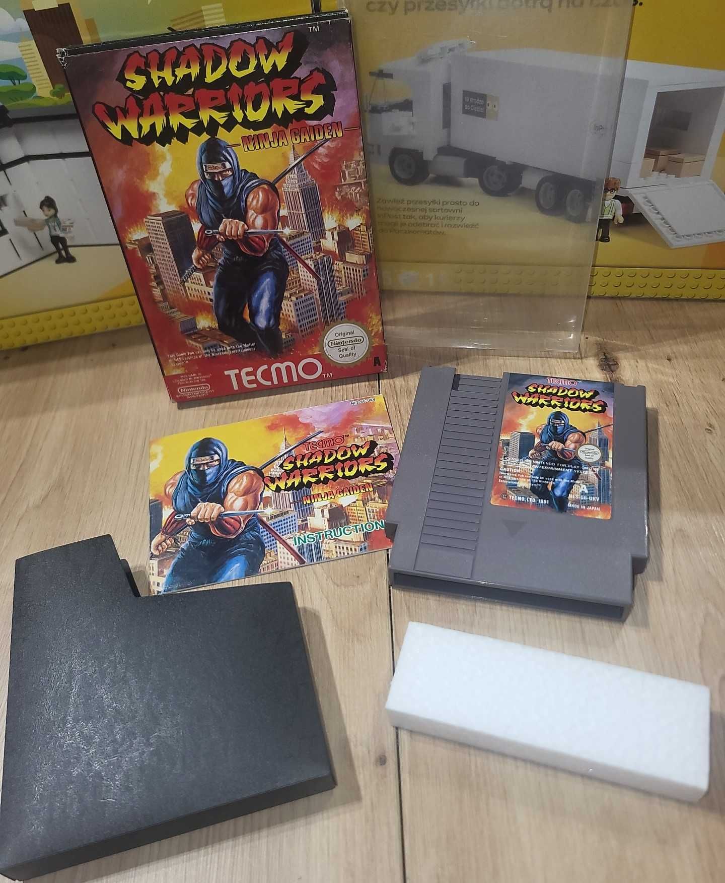 Gra Shadow Warriors Ninja Gaiden NINTENDO NES PAL A BDB- stan Komplet
