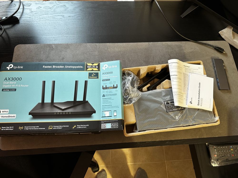 Roteador Wi-Fi TP-Link AX3000 (Archer AX55)