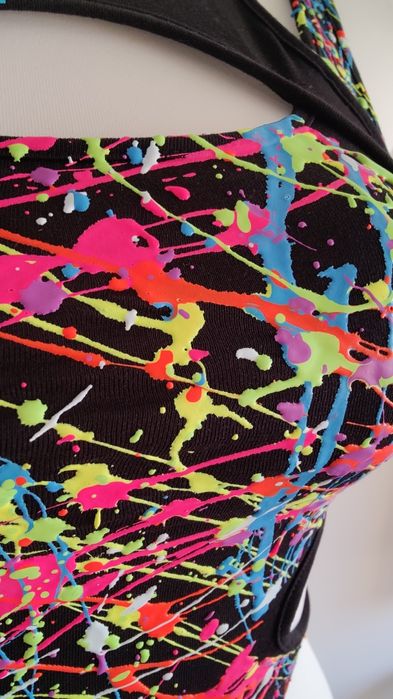 Krótki top kolorowy rozm. S /XS