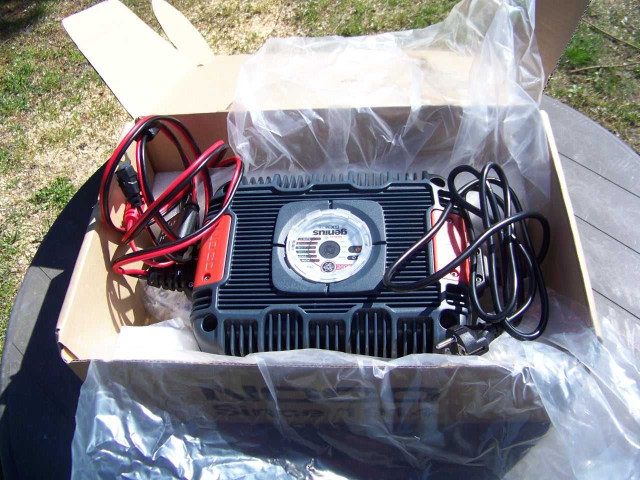 Prostownik ładowarka litowe kwasowe 36v 26A Genius GX3626 Melex nowy.