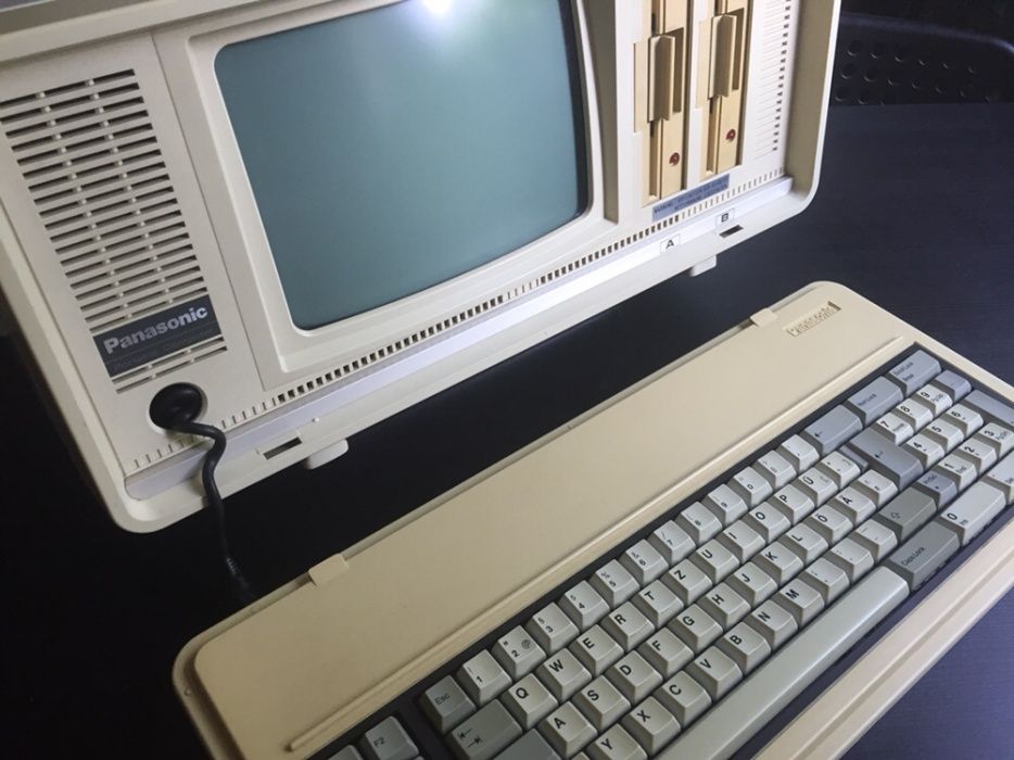 Komputer Laptop Panasonic lata 80