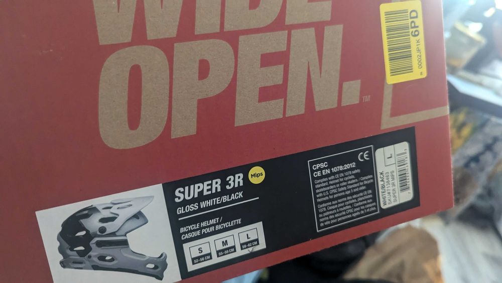 Kask rowerowy 2w1 enduro full face Bell Super 3R MIPS - rozmiar L