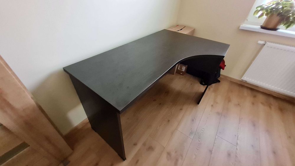 Duże biurko narożne wenge 150 x 90