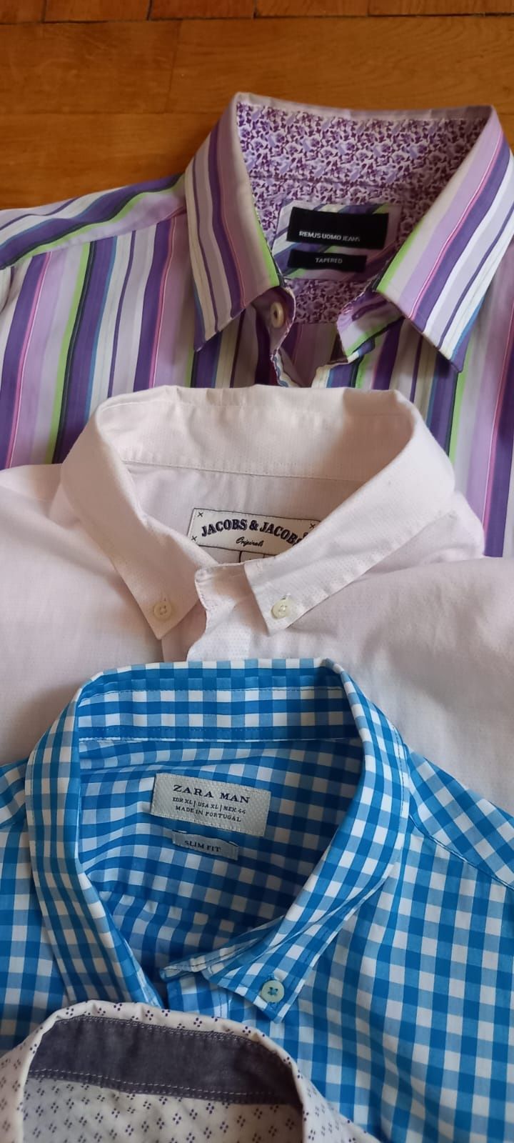 Zestaw eleganckich koszul męskich L