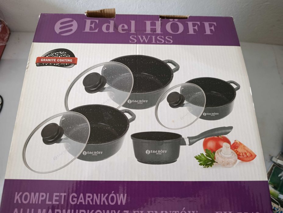 Zestaw garnków 7 elementów  Edel HOFF EH-7542