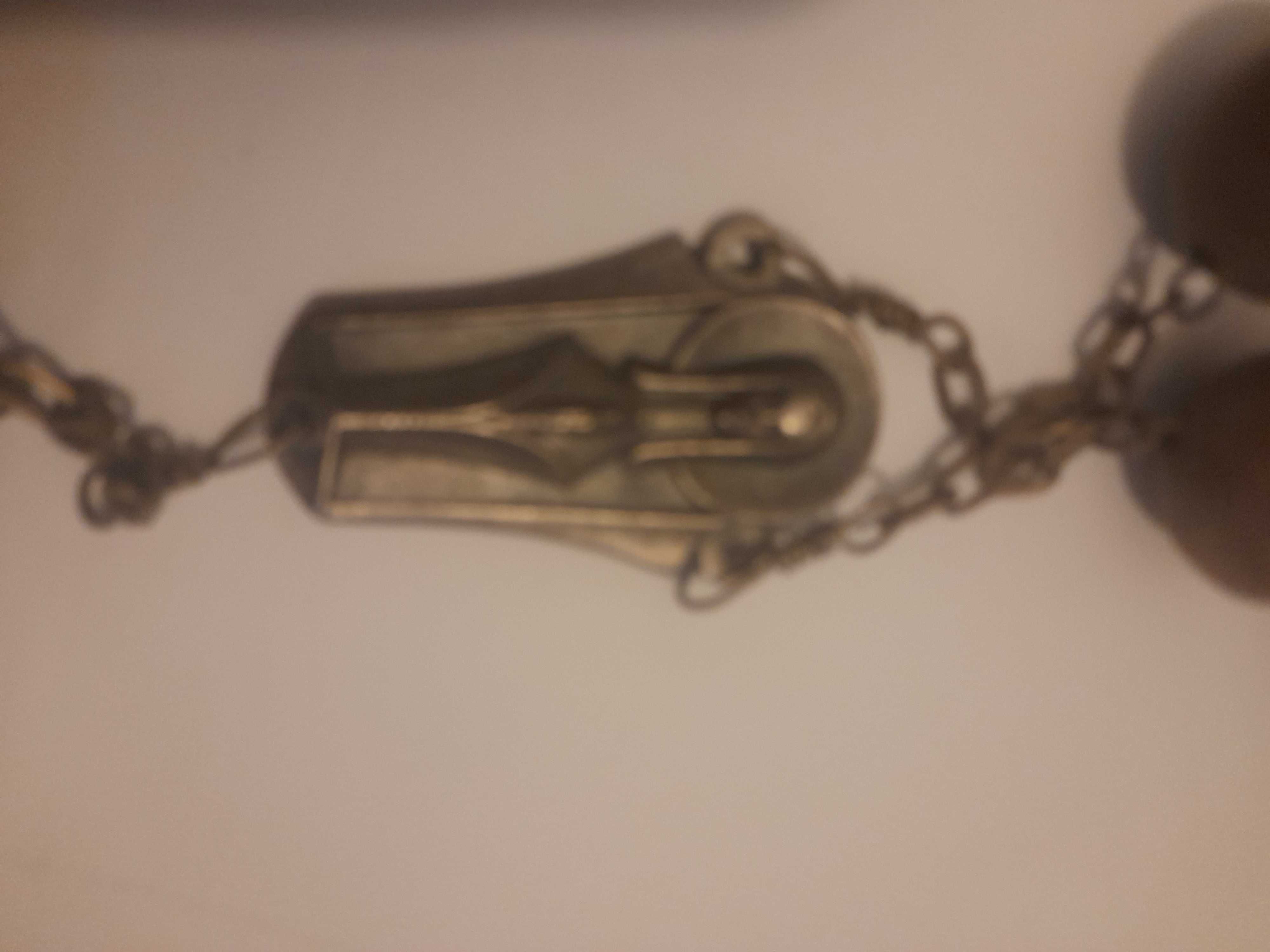 Terço Grande Decorativo de Nossa Senhora de Fátima ( M.  Antigo )