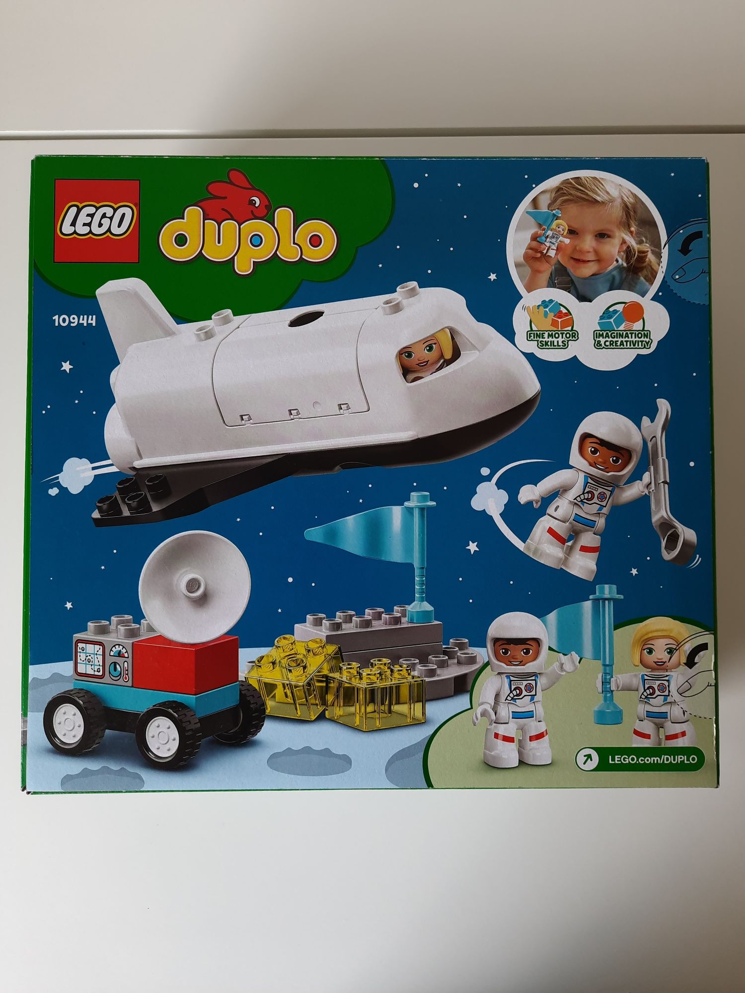 NOWE Lego DUPLO lot promem kosmicznym 10944 rakieta kosmos space