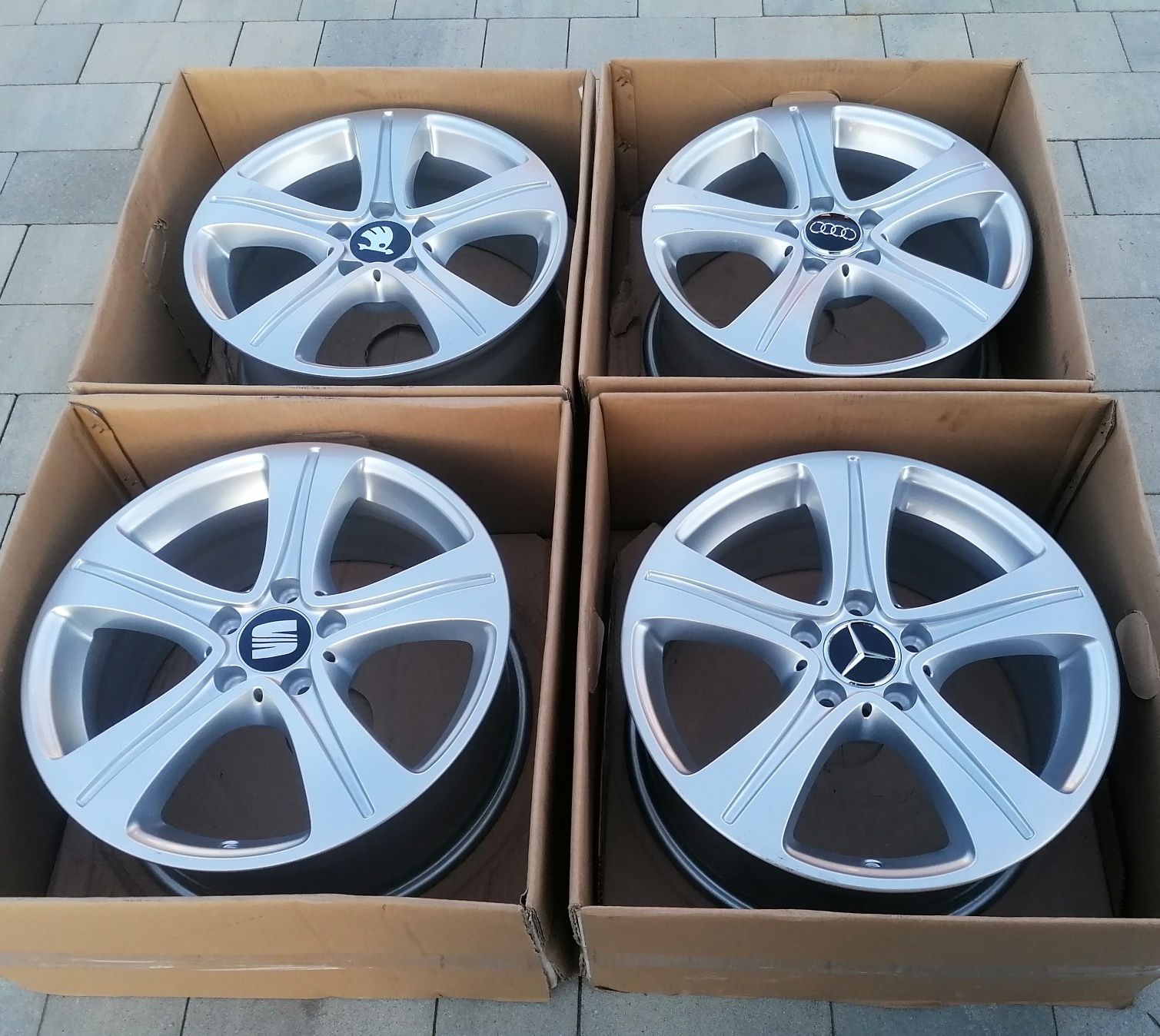 #M9 Alufelgi R17 5x112 Audi BMW VW Seat Skoda Mercedes Mini SsangYong