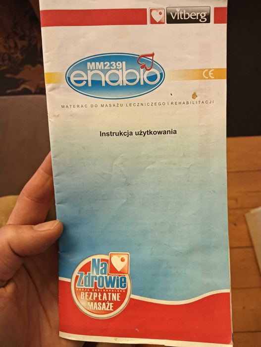 Materac do masażu Enabio Vitberg MM239